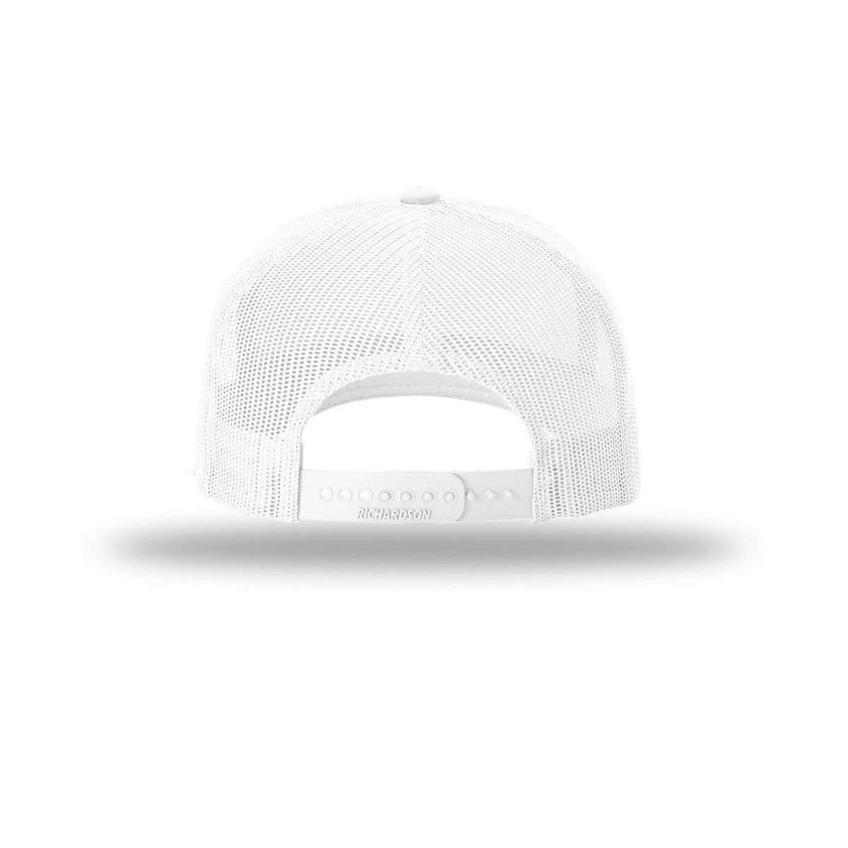 embroidered-richardson-five-panel-cap-with-rope-112fpr — White/ Navy back