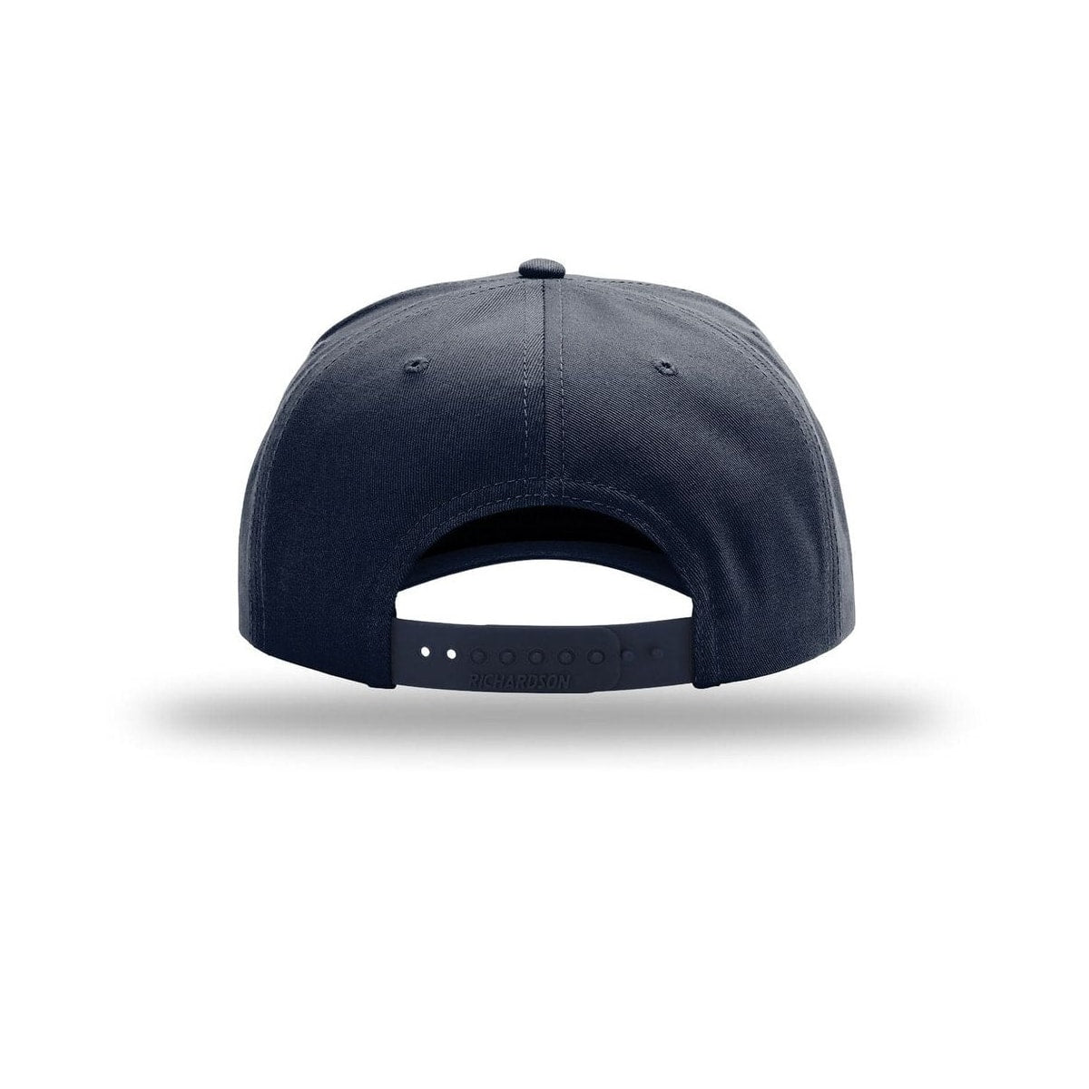 embroidered-richardson-full-fabric-5-panel-champ-323fpc-cap — Navy back