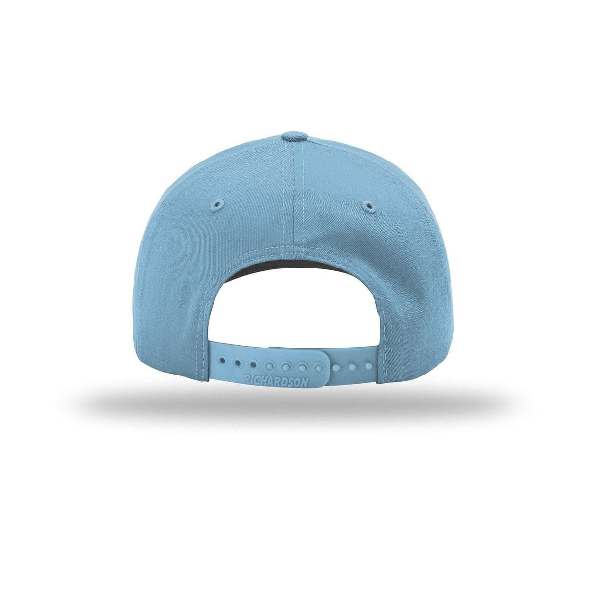 embroidered-richardson-pro-twill-snapback-212-cap — Columbia Blue back