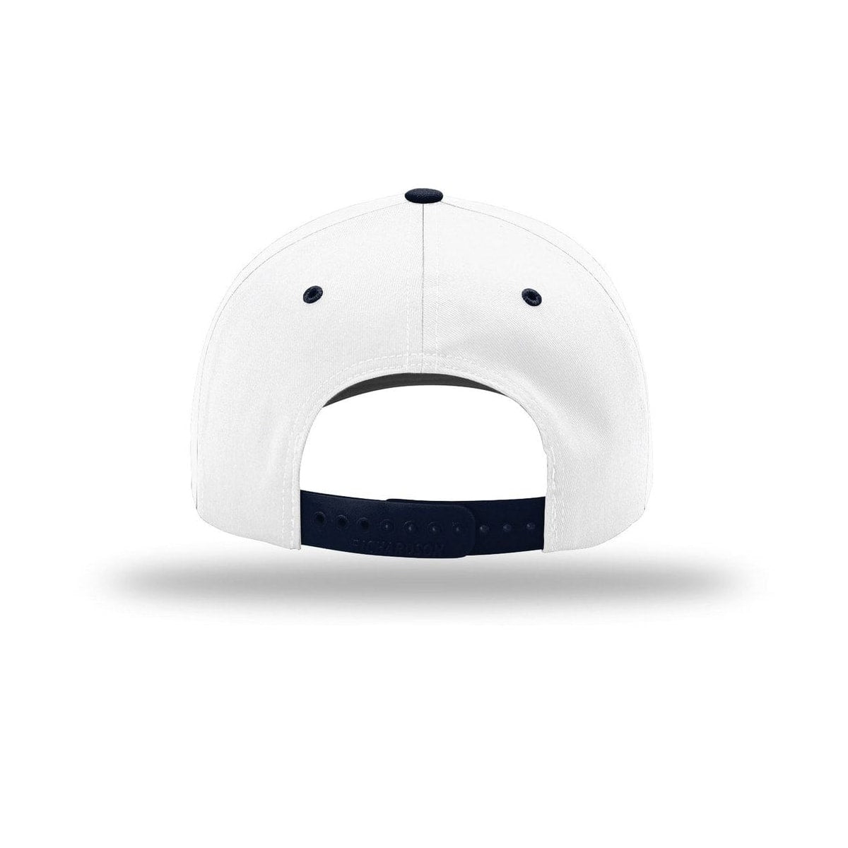 embroidered-richardson-pro-twill-snapback-212-cap — White/ White/ Navy back
