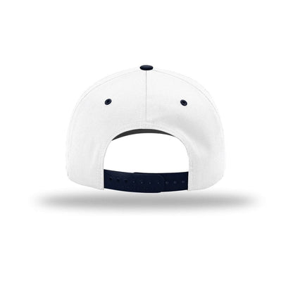 embroidered-richardson-pro-twill-snapback-212-cap — White/ White/ Navy back