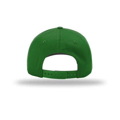 embroidered-richardson-pro-twill-snapback-212-cap — Kelly back