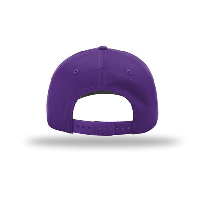 embroidered-richardson-pro-twill-snapback-212-cap — Purple back