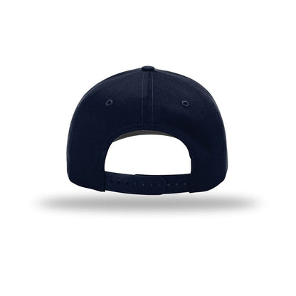 embroidered-richardson-pro-twill-snapback-212-cap — Navy back