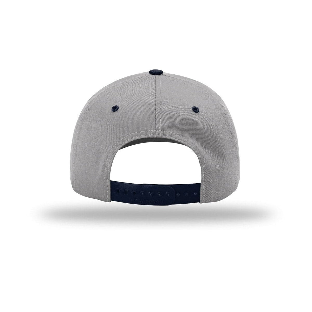embroidered-richardson-pro-twill-snapback-212-cap — Grey/ Grey/ Navy back