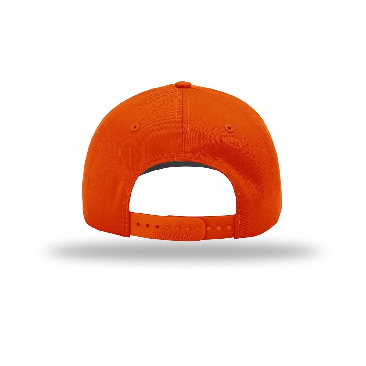 embroidered-richardson-pro-twill-snapback-212-cap — Orange back