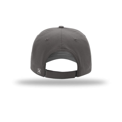 embroidered-richardson-relaxed-performance-lite-220-cap — Charcoal back