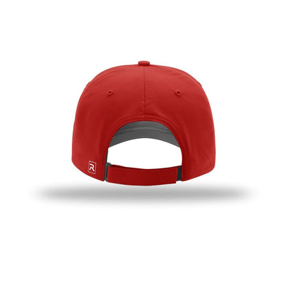 embroidered-richardson-relaxed-performance-lite-220-cap — Red back