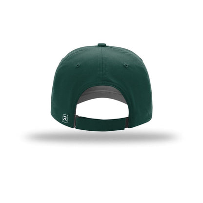 embroidered-richardson-relaxed-performance-lite-220-cap — Dark Green back