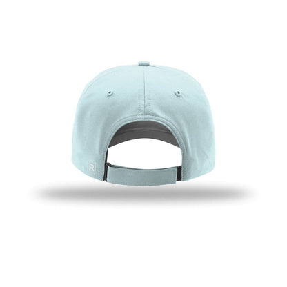 embroidered-richardson-relaxed-performance-lite-220-cap — Soft Blue back