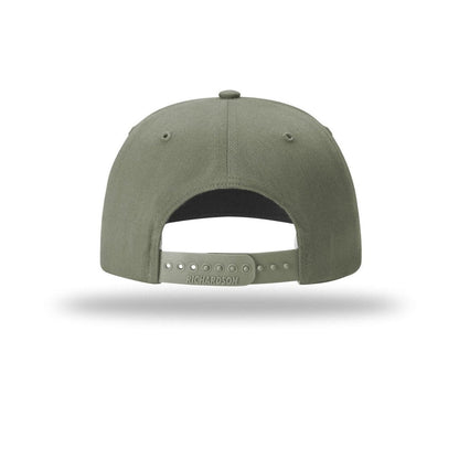 embroidered-richardson-solid-twill-trucker-312-cap — Loden back
