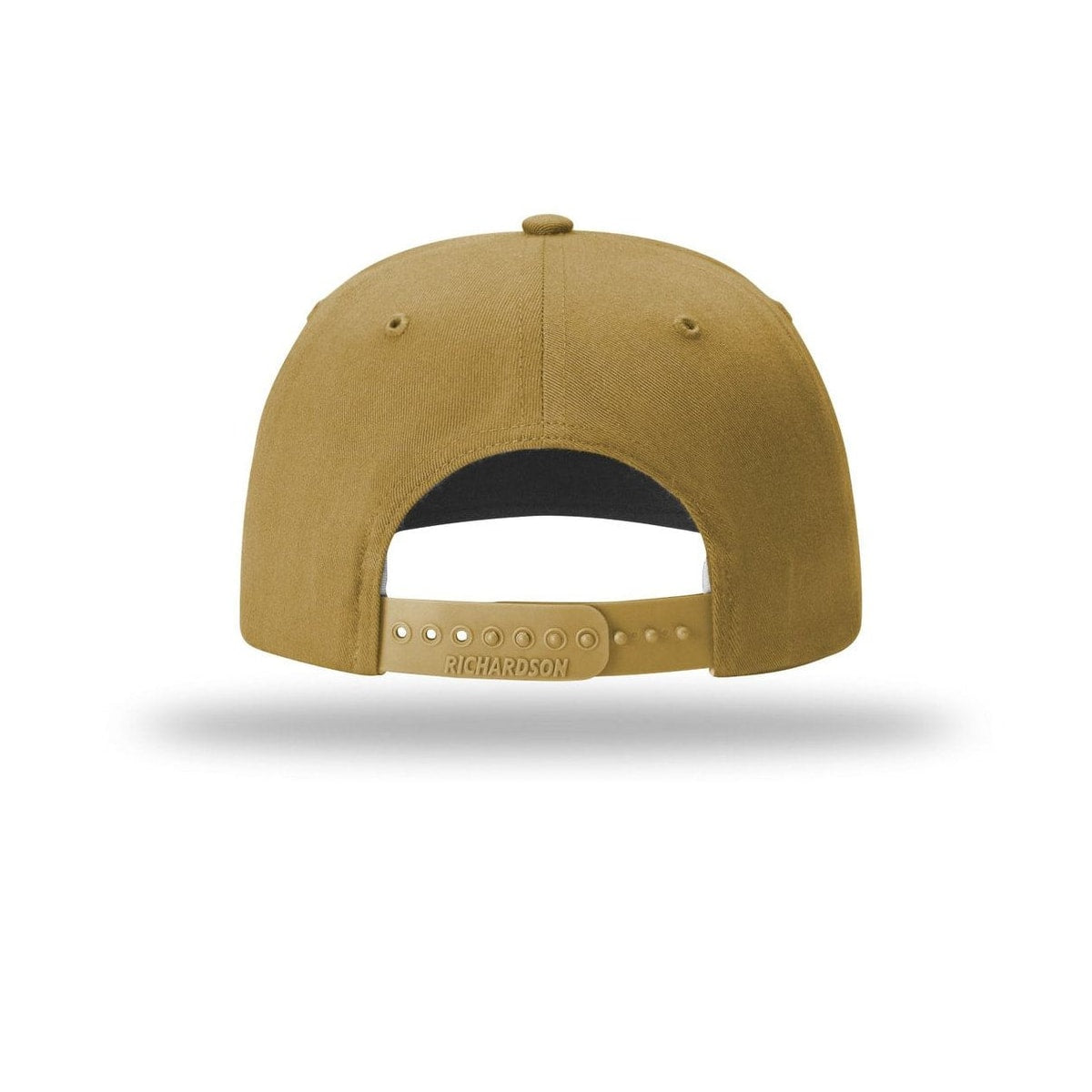 embroidered-richardson-solid-twill-trucker-312-cap — Amber Gold back