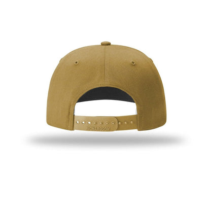 embroidered-richardson-solid-twill-trucker-312-cap — Amber Gold back