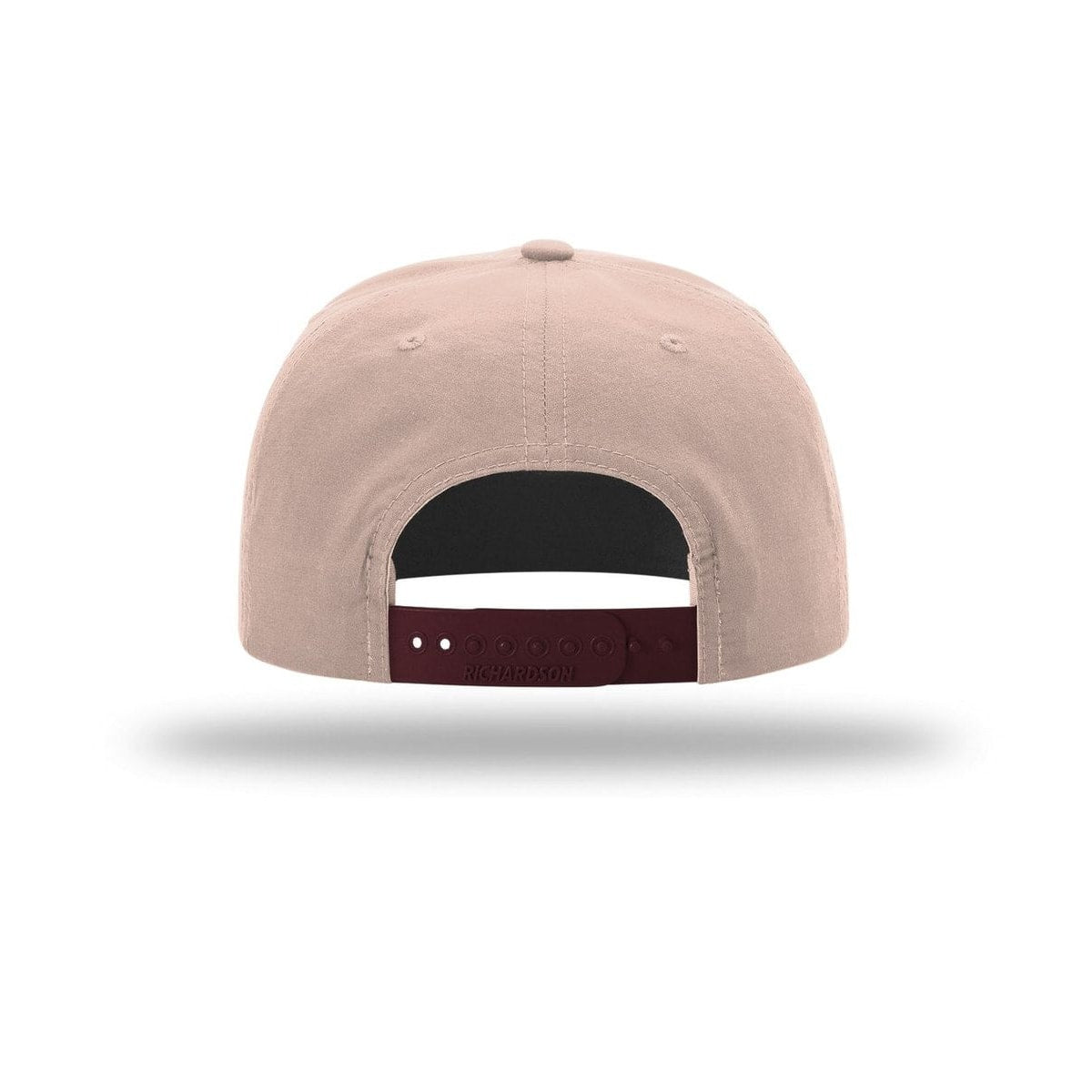 embroidered-richardson-umpqua-gramps-cap-256 — Pale Peach/ Maroon back