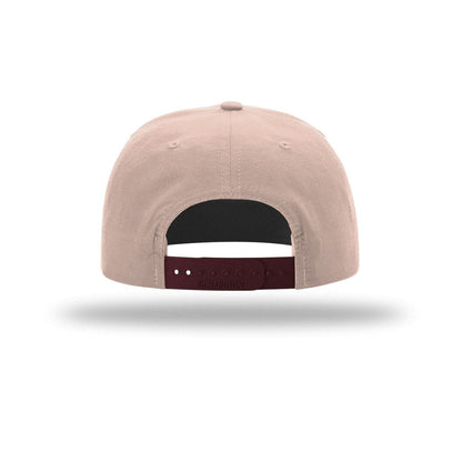 embroidered-richardson-umpqua-gramps-cap-256 — Pale Peach/ Maroon back