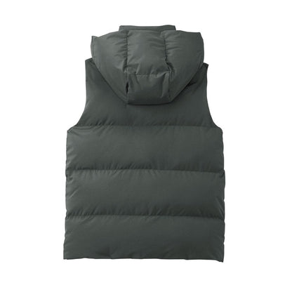 embroidered-women-s-puffer-vest — Anchor Grey back