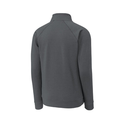 embroidered-sport-tek-quarter-zip-pullover — Dark Smoke Grey back
