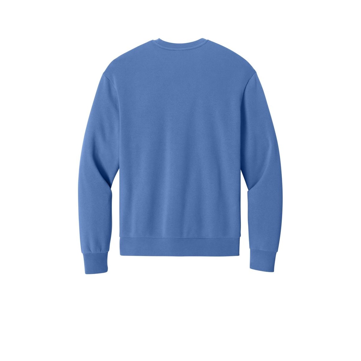 District MelloFleece Crew — Cornflower Blue (Back)