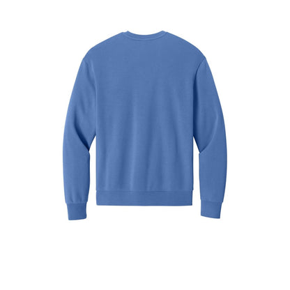 District MelloFleece Crew — Cornflower Blue (Back)