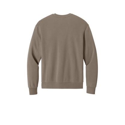 District MelloFleece Crew — Warm Taupe (Back)