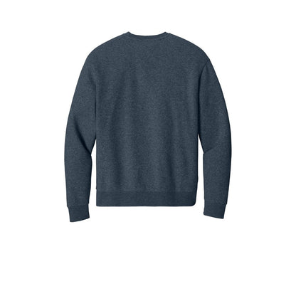 District MelloFleece Crew — Navy Heather (Back)