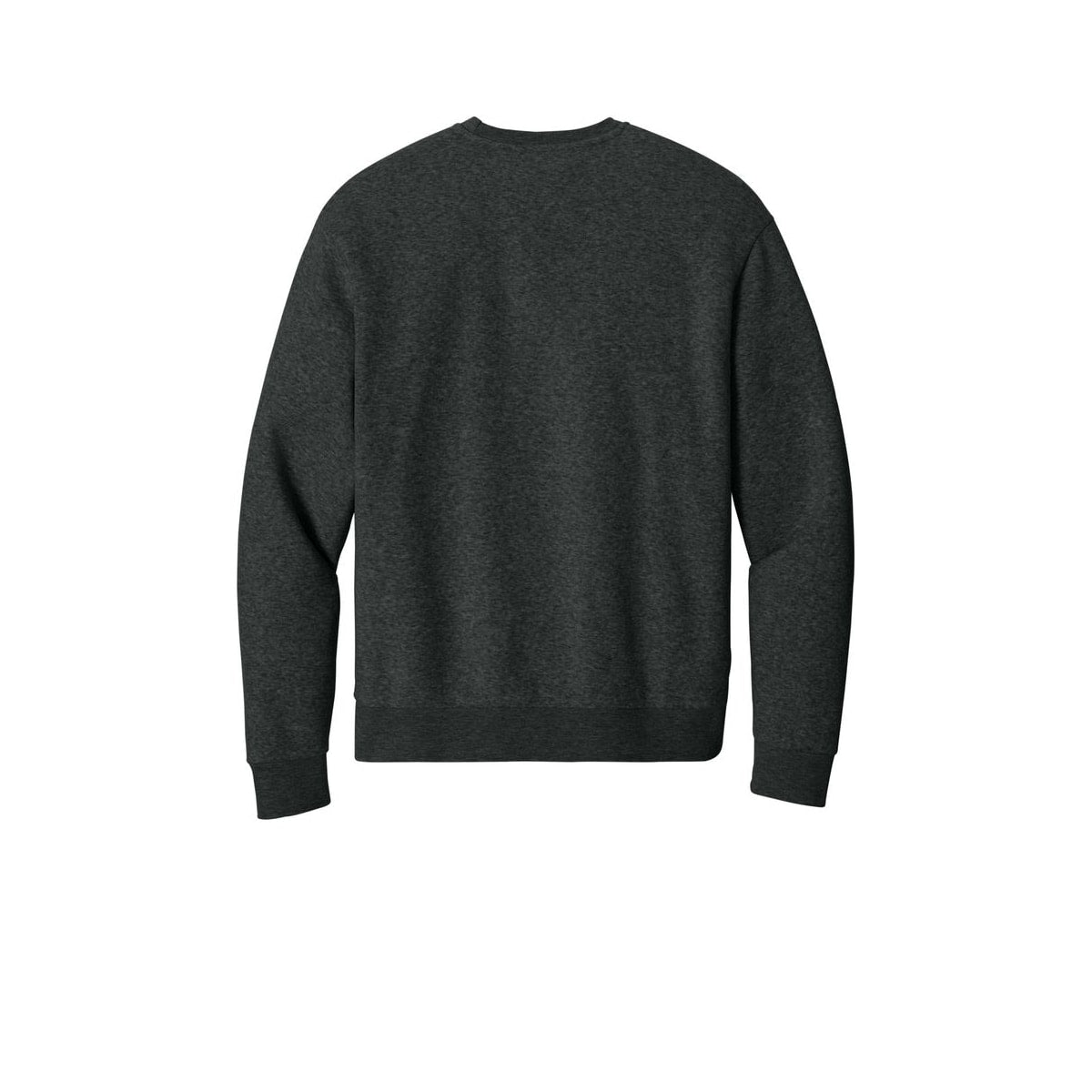 District MelloFleece Crew — Heathered Charcoal (Back)