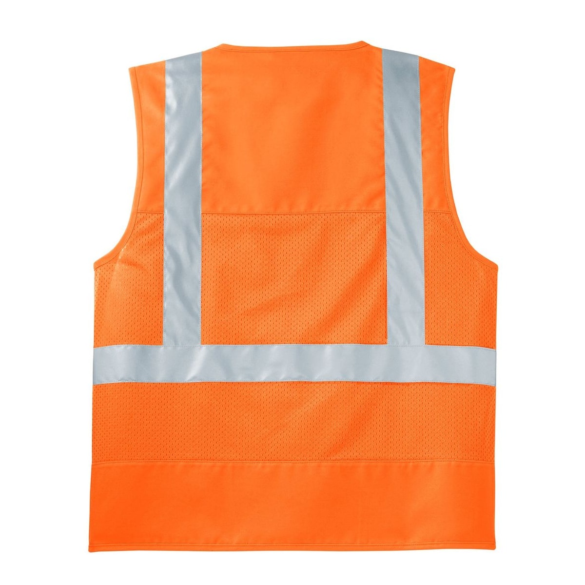 CornerStone - ANSI 107 Class 2 Mesh Back Safety Vest — Safety Orange (Back)