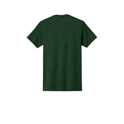 Jerzees - Dri-Power 50/50 Cotton/Poly T-Shirt — Forest Green (Back)