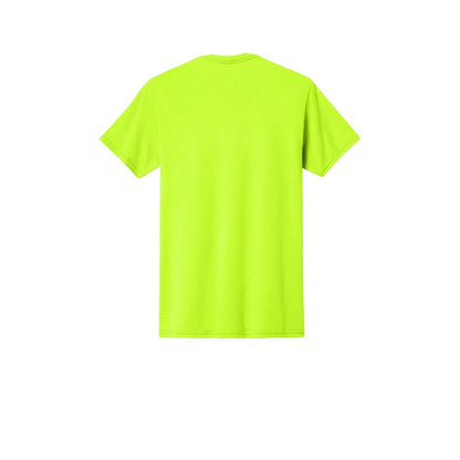 Jerzees - Dri-Power 50/50 Cotton/Poly T-Shirt — Safety Green (Back)