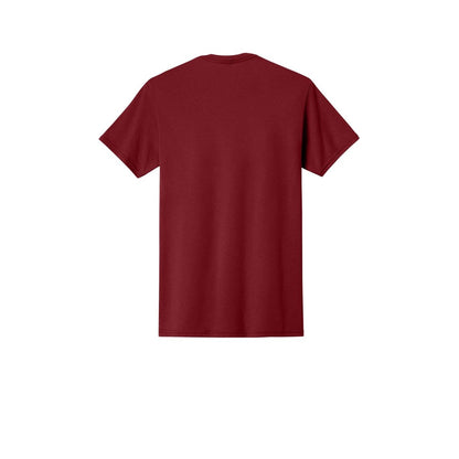Jerzees - Dri-Power 50/50 Cotton/Poly T-Shirt — Cardinal (Back)