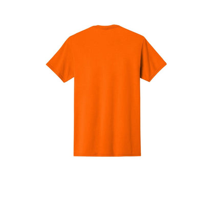Jerzees - Dri-Power 50/50 Cotton/Poly T-Shirt — Safety Orange (Back)