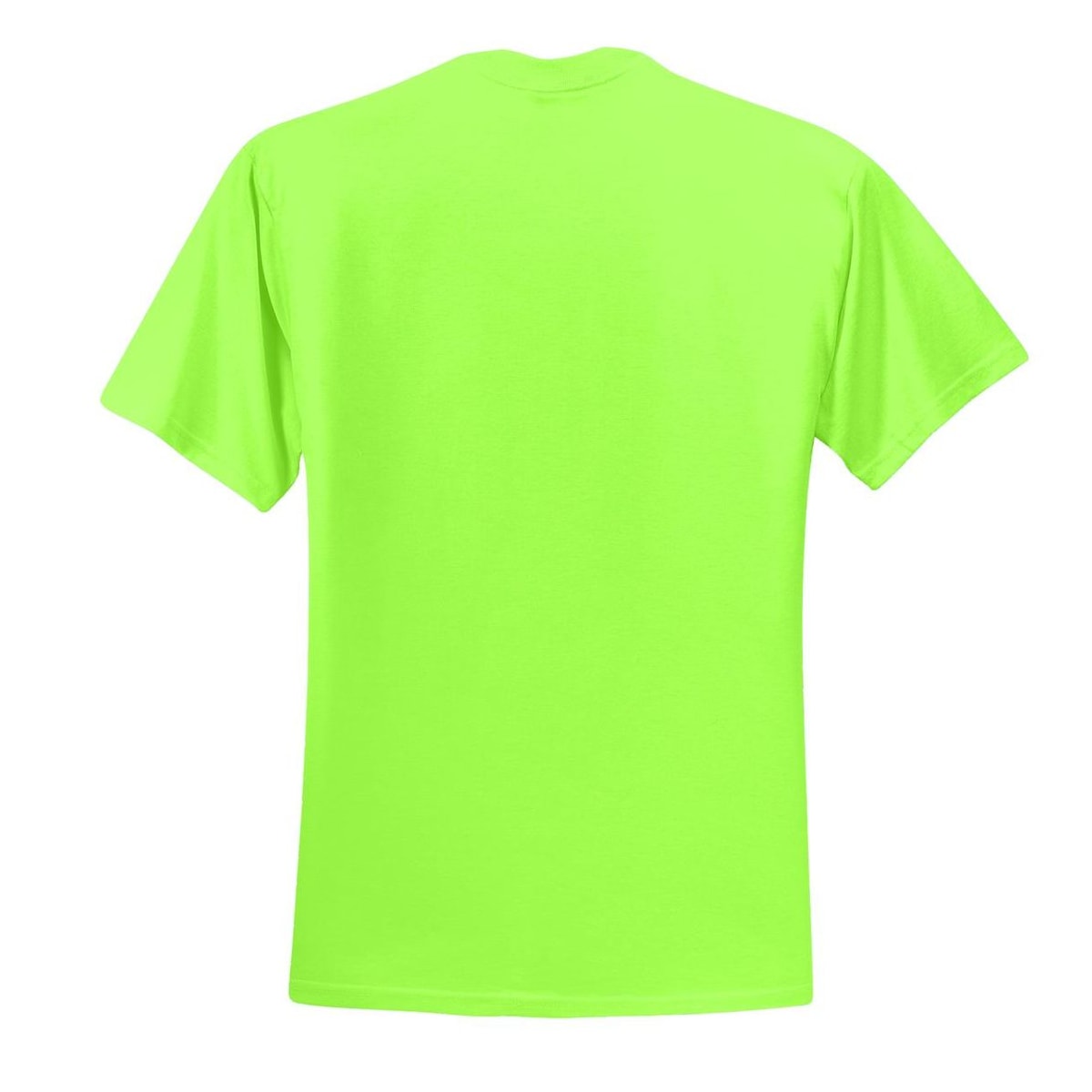 Jerzees - Dri-Power 50/50 Cotton/Poly T-Shirt — Neon Green (Back)