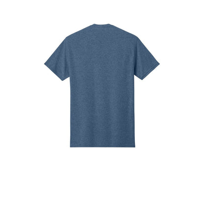 Jerzees - Dri-Power 50/50 Cotton/Poly T-Shirt — Vintage Heather Blue (Back)