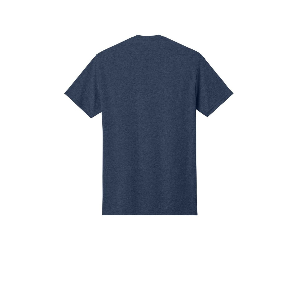 Jerzees - Dri-Power 50/50 Cotton/Poly T-Shirt — Vintage Heather Navy (Back)