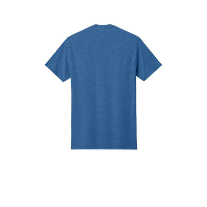 Jerzees - Dri-Power 50/50 Cotton/Poly T-Shirt — Retro Heather Royal (Back)
