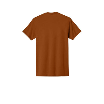 Jerzees - Dri-Power 50/50 Cotton/Poly T-Shirt — T Orange (Back)