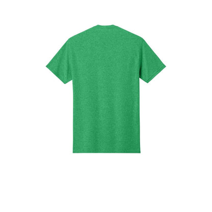 Jerzees - Dri-Power 50/50 Cotton/Poly T-Shirt — Irish Green Heather (Back)