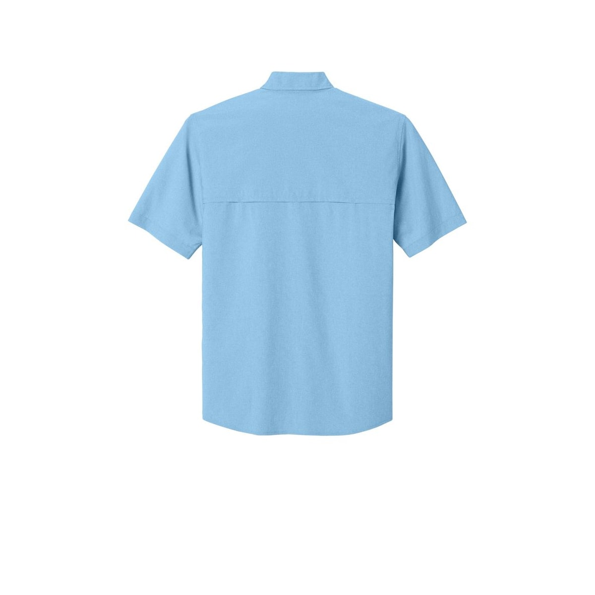 Carhartt Force Sun Defender Short Sleeve Shirt — Fresh Water Blue (Back)