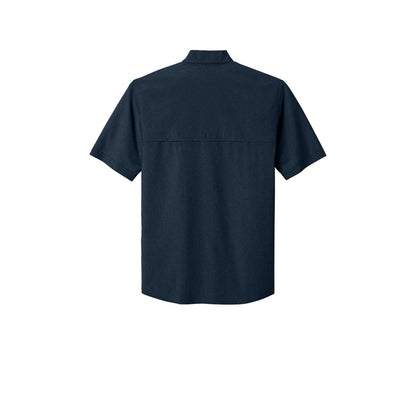 Carhartt Force Sun Defender Short Sleeve Shirt — Navy (Back)