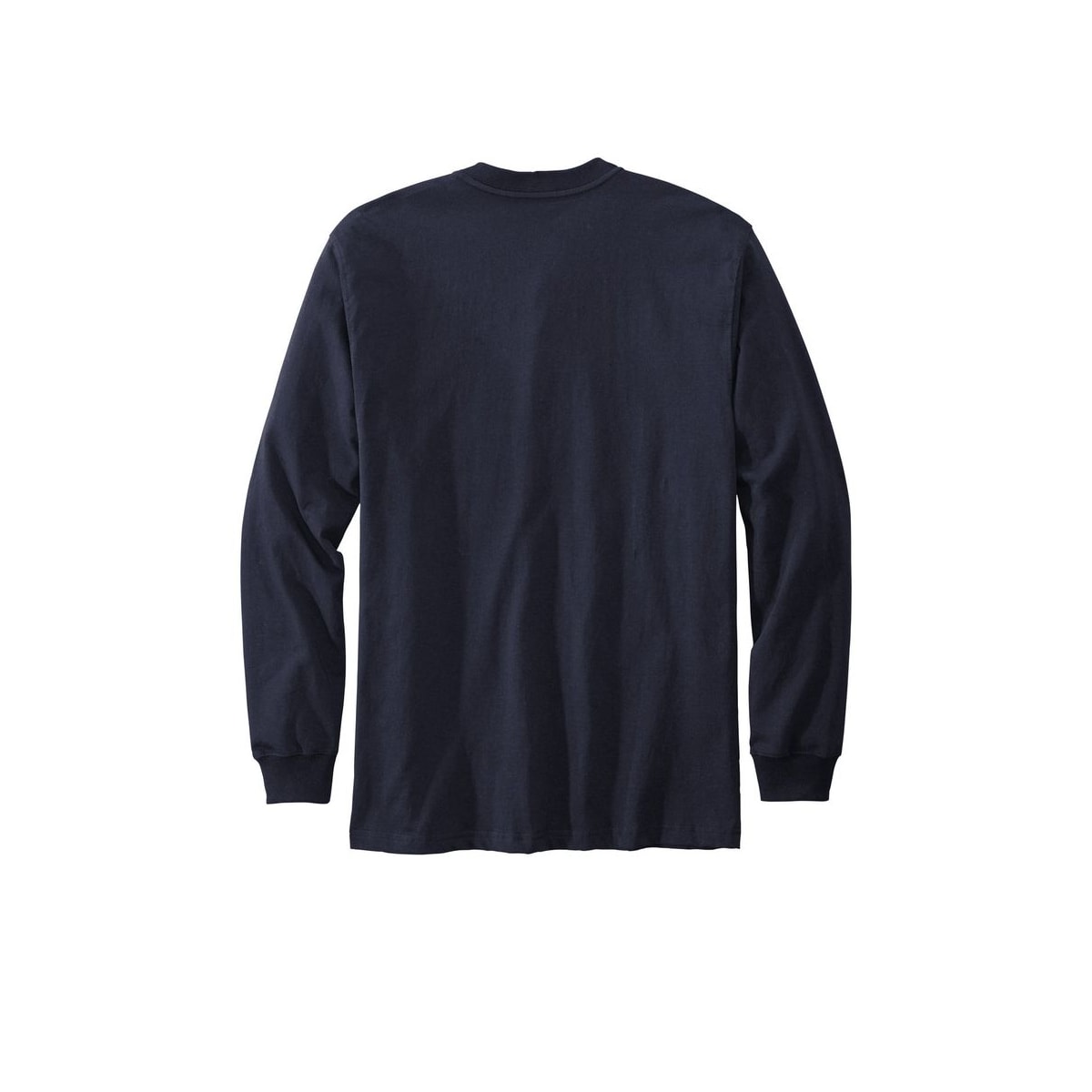Carhartt Long Sleeve Henley T-Shirt — Navy (Back)
