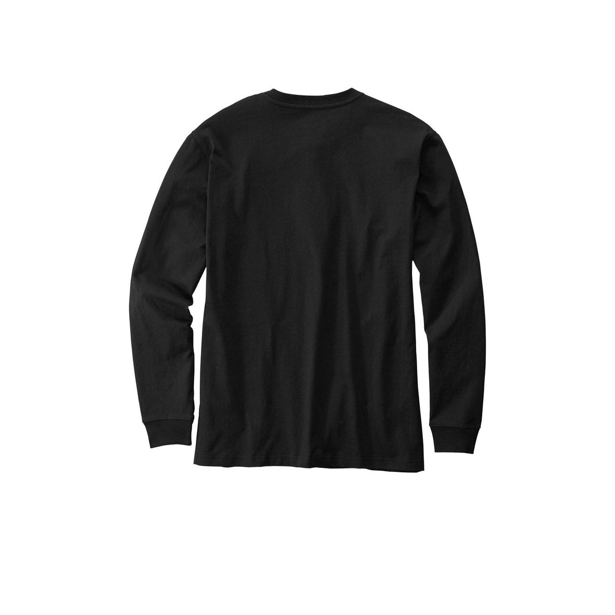 Carhartt Long Sleeve Henley T-Shirt — Black (Back)