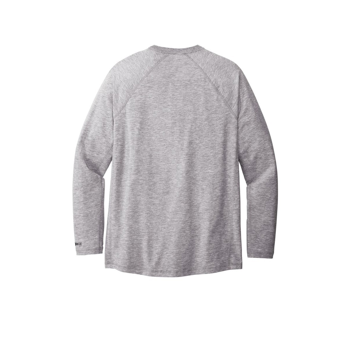 Carhartt Force Long Sleeve Pocket T-Shirt — Heather Grey (Back)