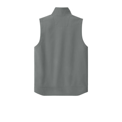 Carhartt Rain Defender Soft Shell Vest — Steel (Back)