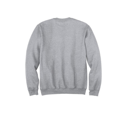 Carhartt Midweight Crewneck Sweatshirt — Heather Grey (Back)