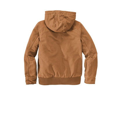 Carhartt Women's Washed Duck Active Jac — Carhartt Brown (Back)