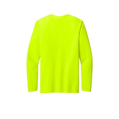 Gildan Performance Long Sleeve T-Shirt — Safety Green (Back)