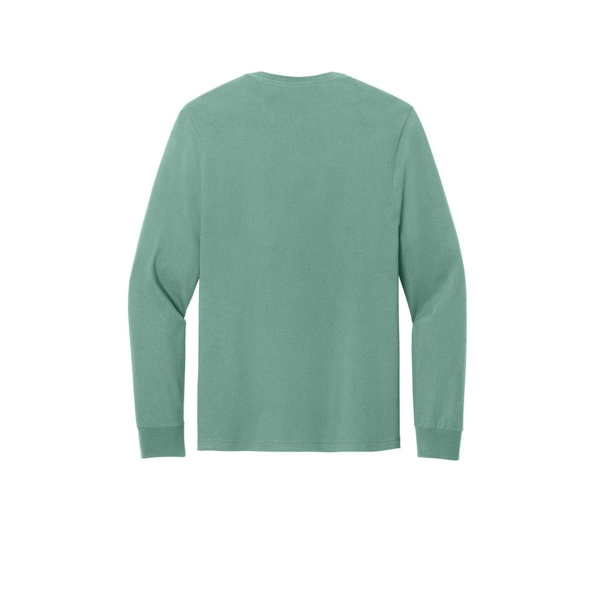 Jerzees Classics Unisex Cotton Long Sleeve T-Shirt — Sage (Back)