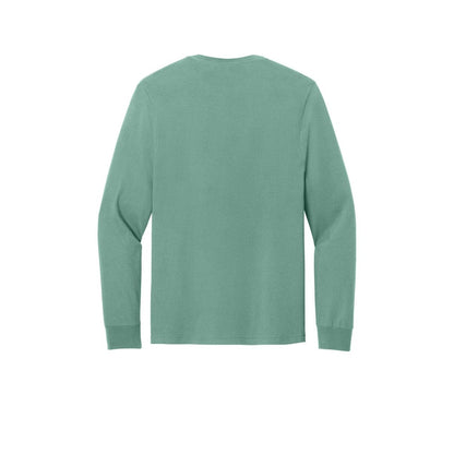 Jerzees Classics Unisex Cotton Long Sleeve T-Shirt — Sage (Back)