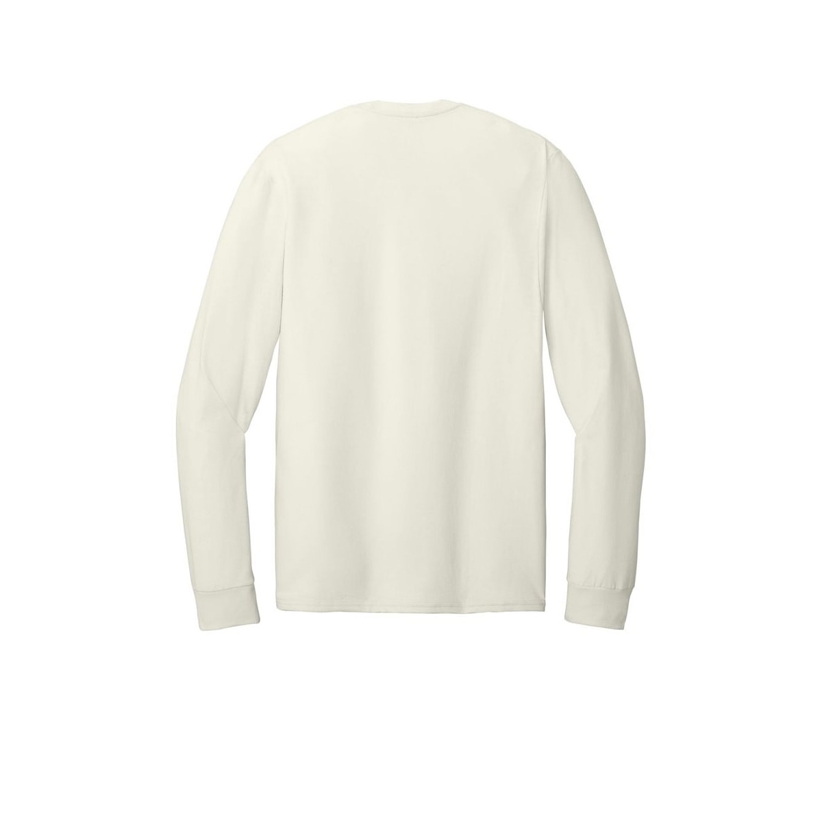 Jerzees Classics Unisex Cotton Long Sleeve T-Shirt — Sweet Cream Heather (Back)