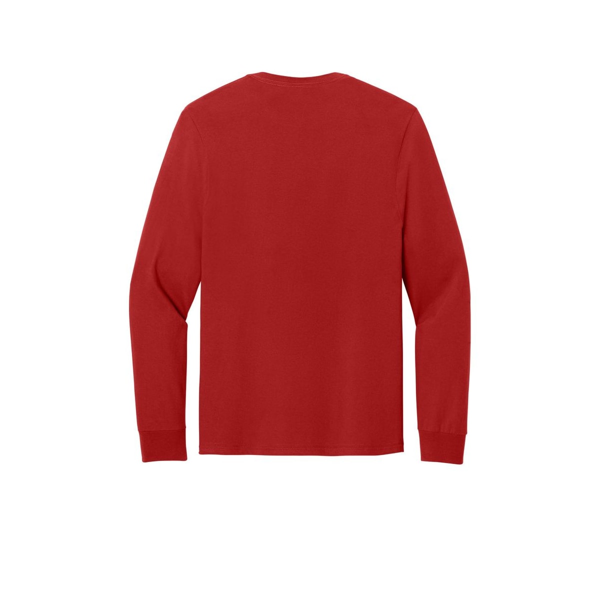 Jerzees Classics Unisex Cotton Long Sleeve T-Shirt — True Red (Back)